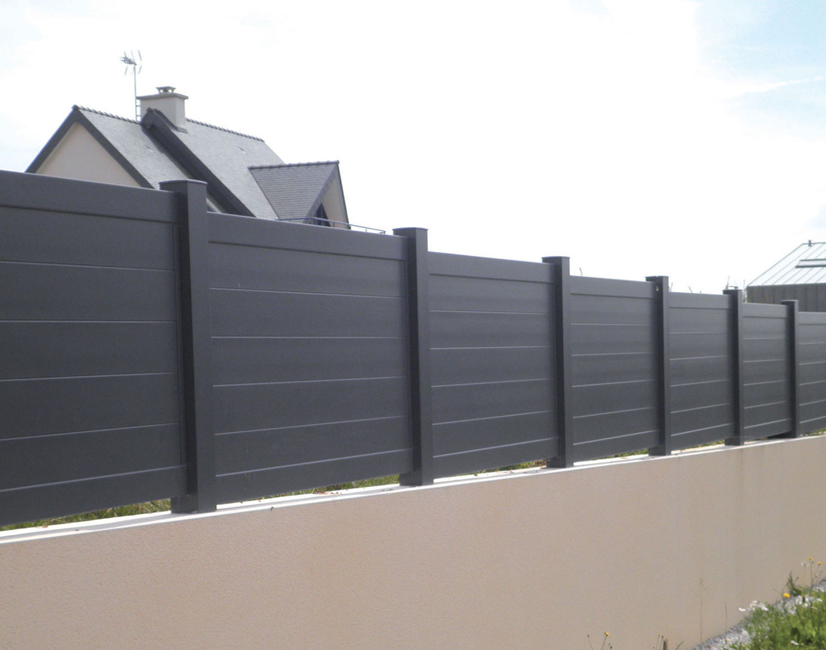 Clôture aluminium Anaé par Kostum