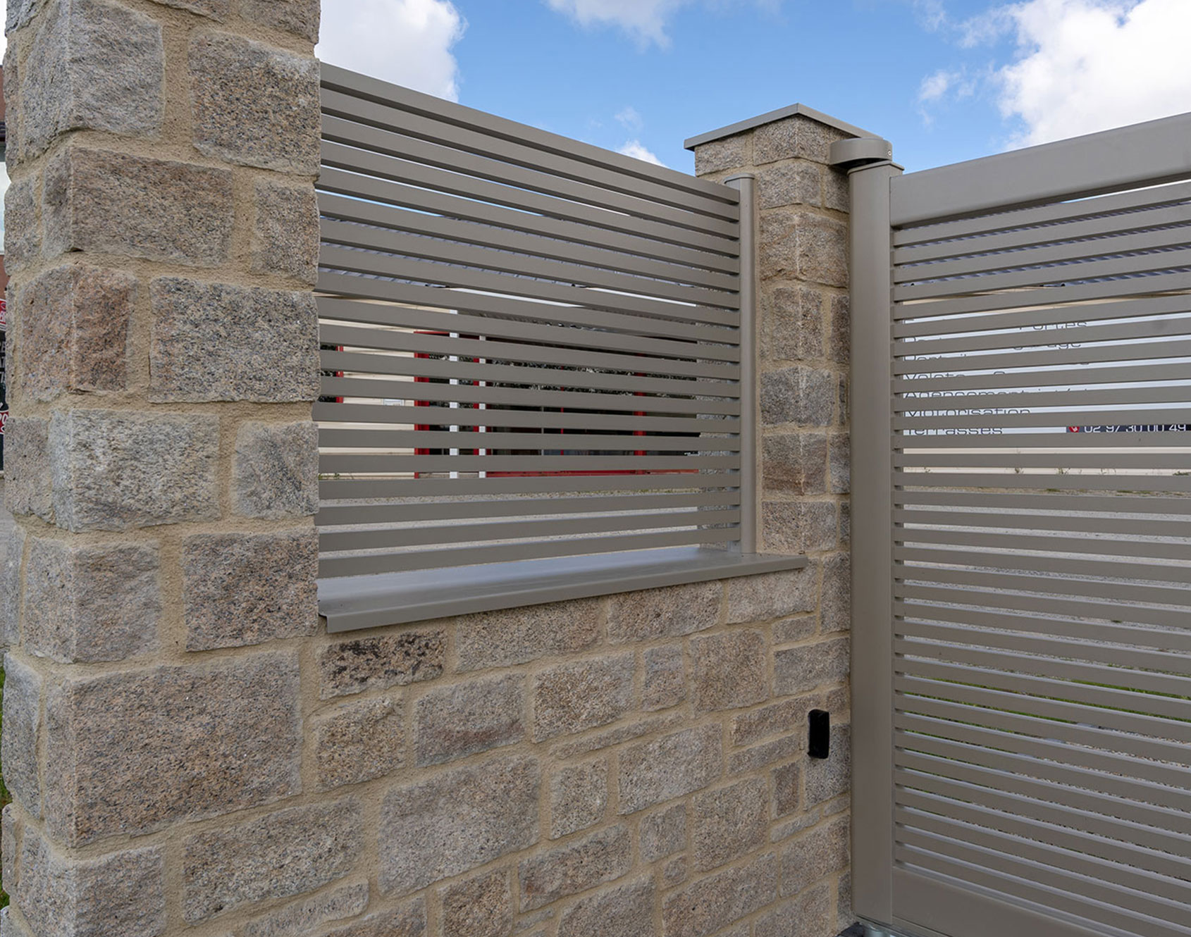 Clôture aluminium Morenn Bitik par Kostum