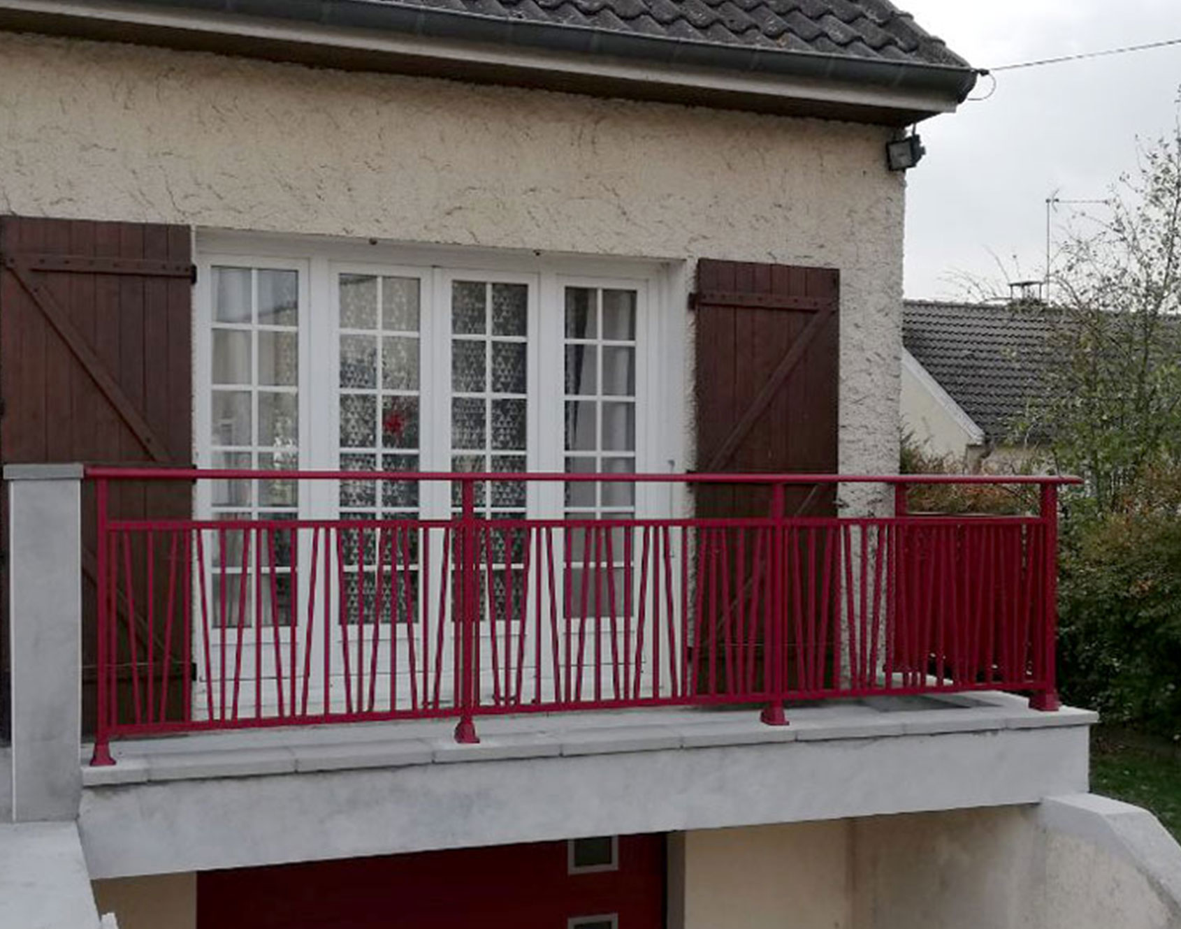 Garde-corps barreaudé aluminium Briel - Kostum