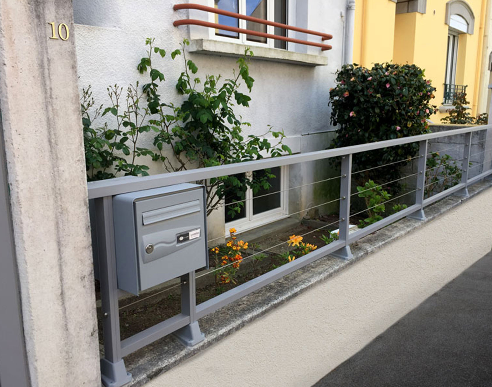 Clôture séparative aluminium Dali par kostum