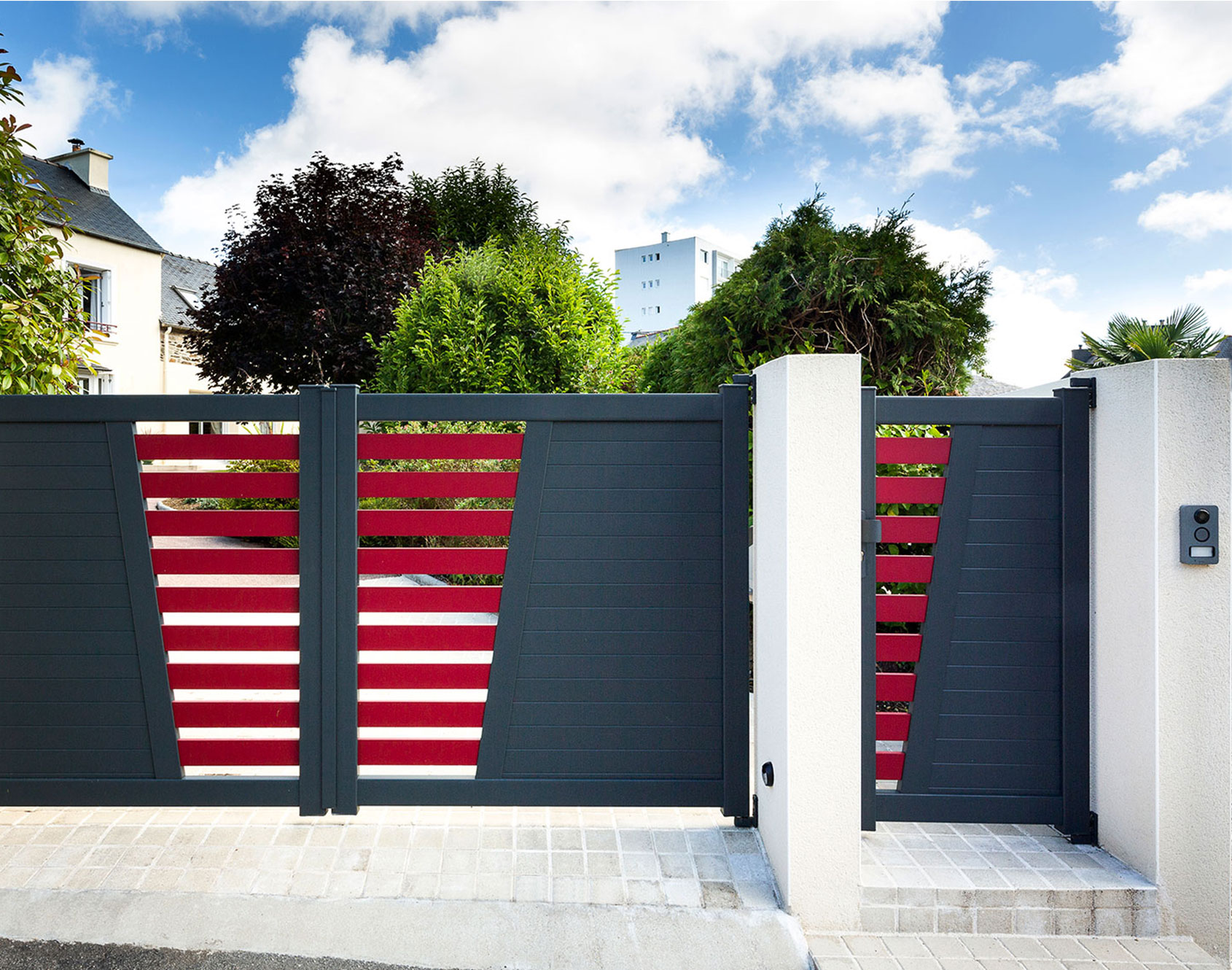 Portillon aluminium Kestenn par kostum
