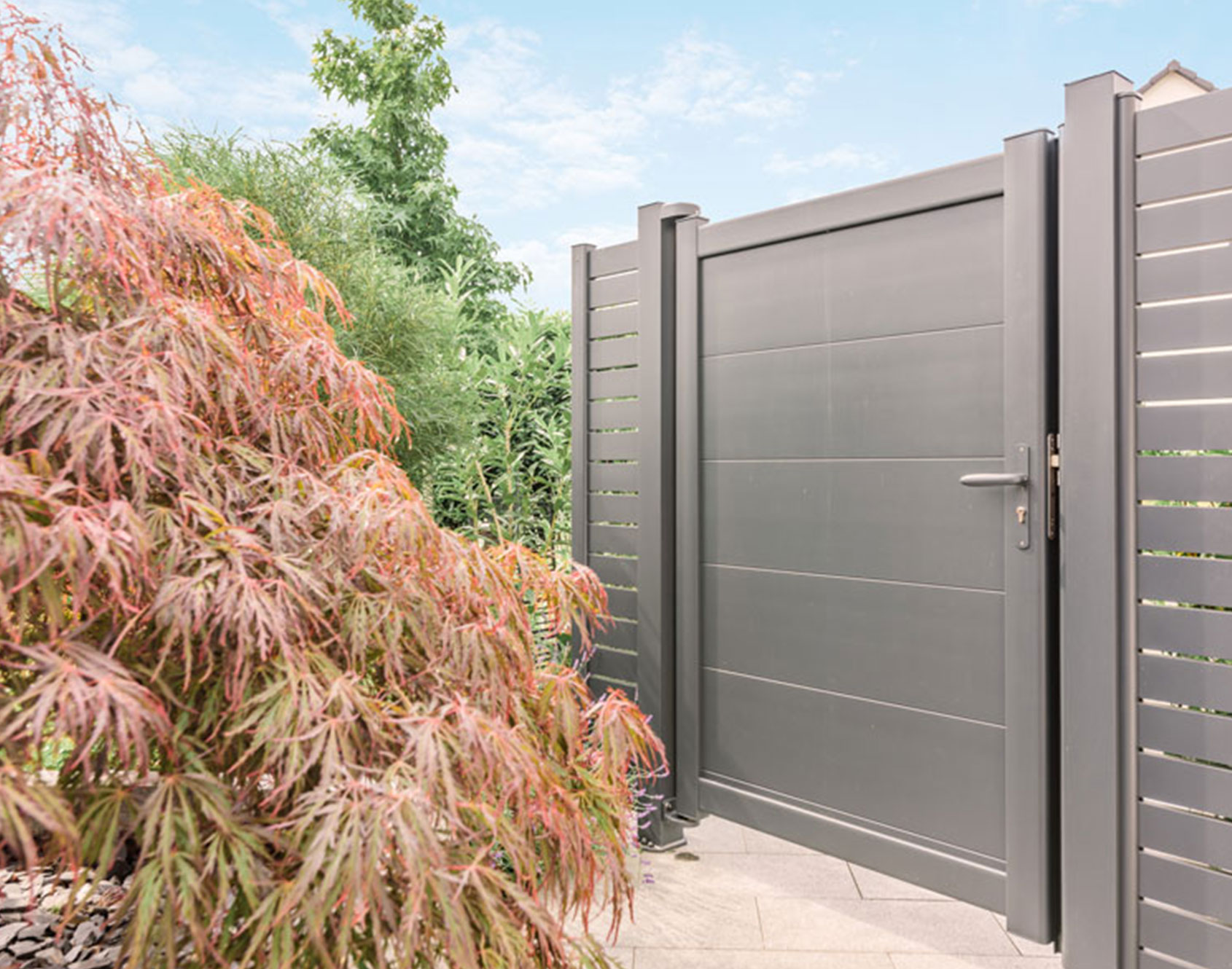 Portillon aluminium Kub par Kostum