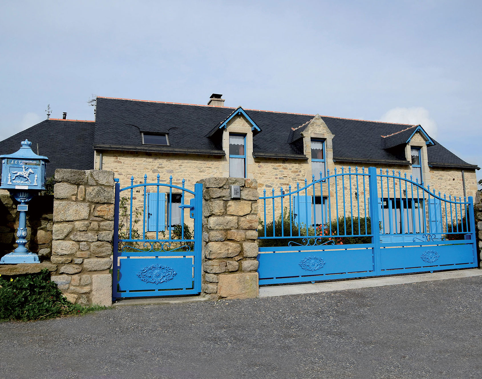Portillon aluminium Briec par Kostum