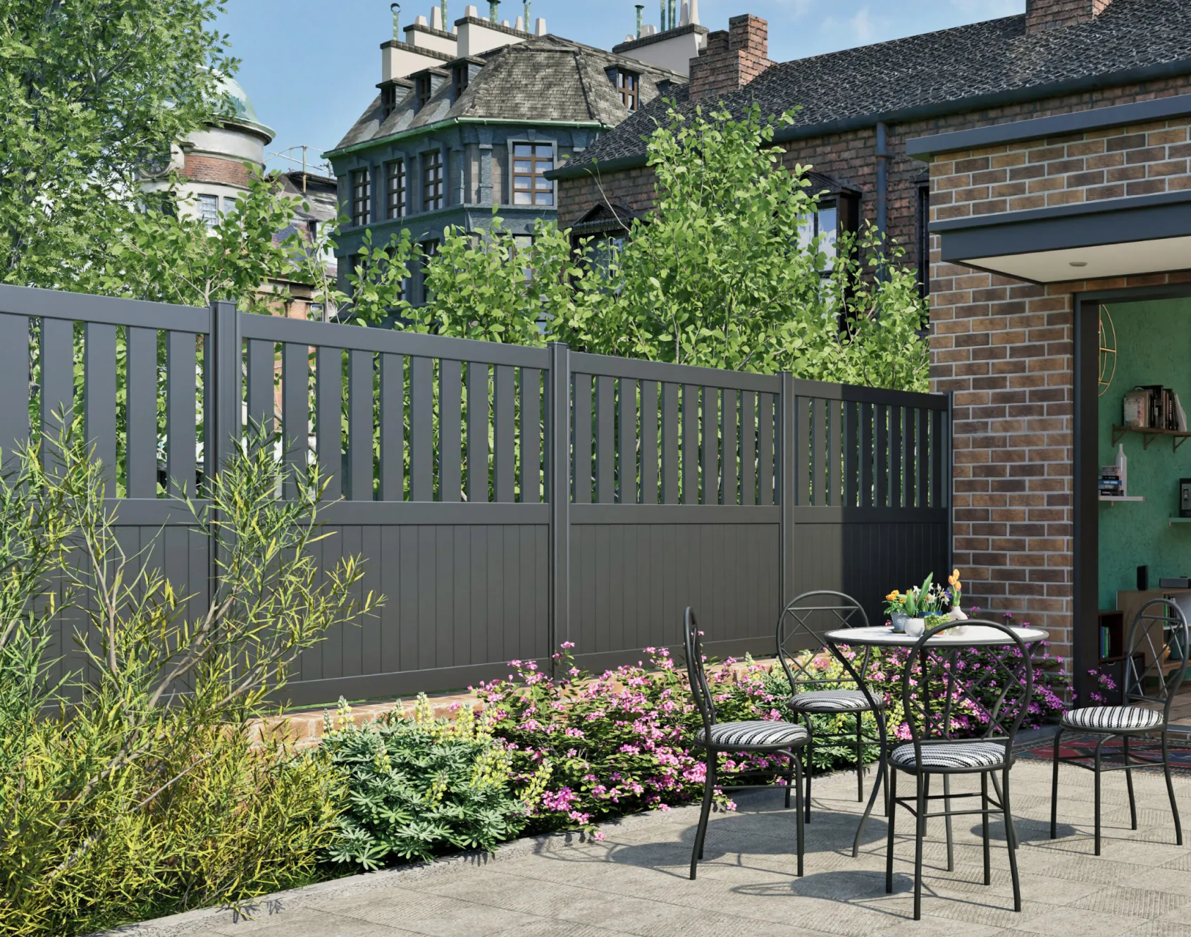 Argoat Kostum Aluminium openwork and fully boarded slats