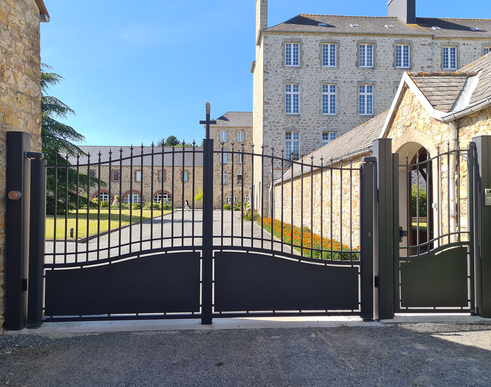 Portillon aluminium Rosnoen par Kostum