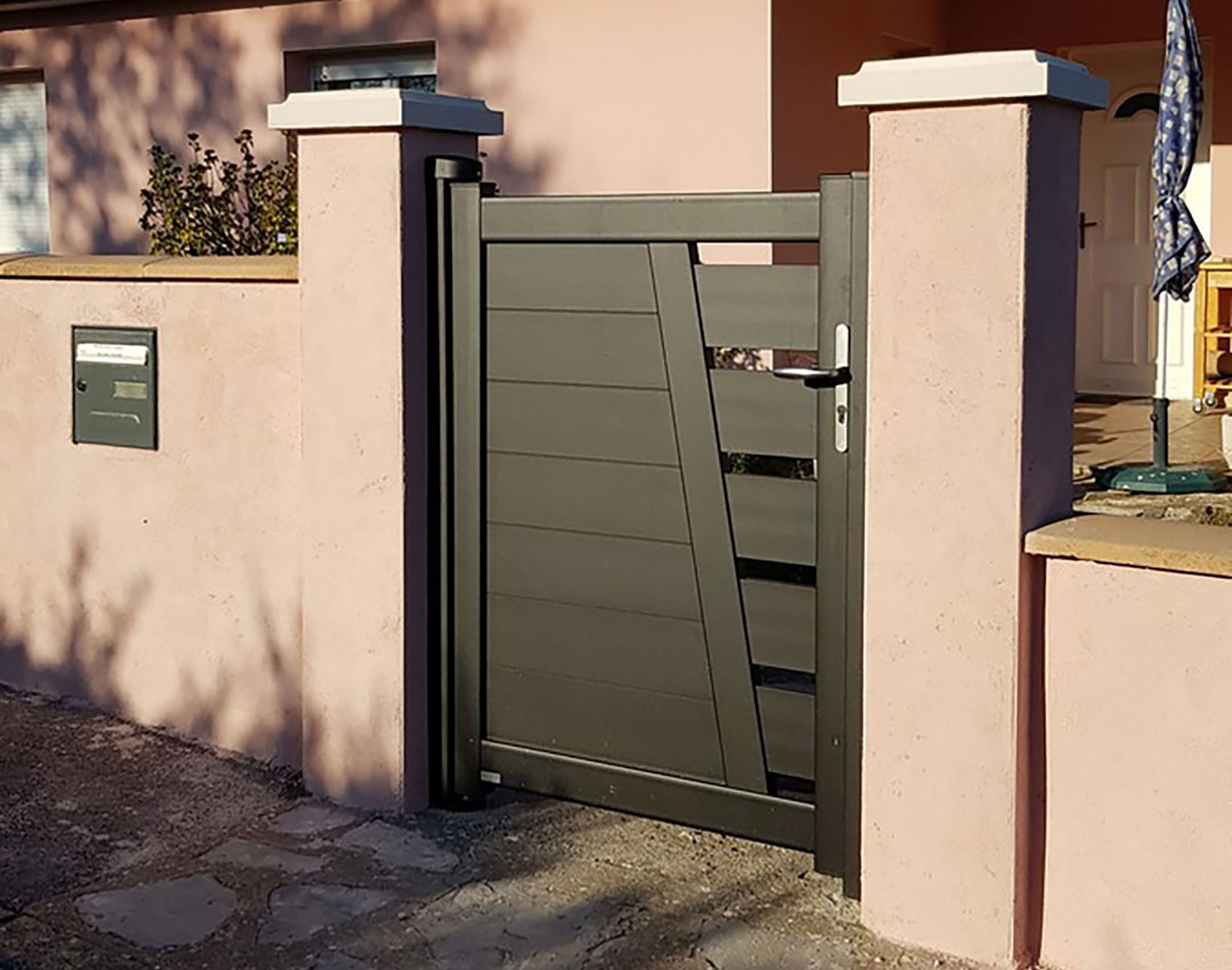 Portillon aluminium Guel par kostum