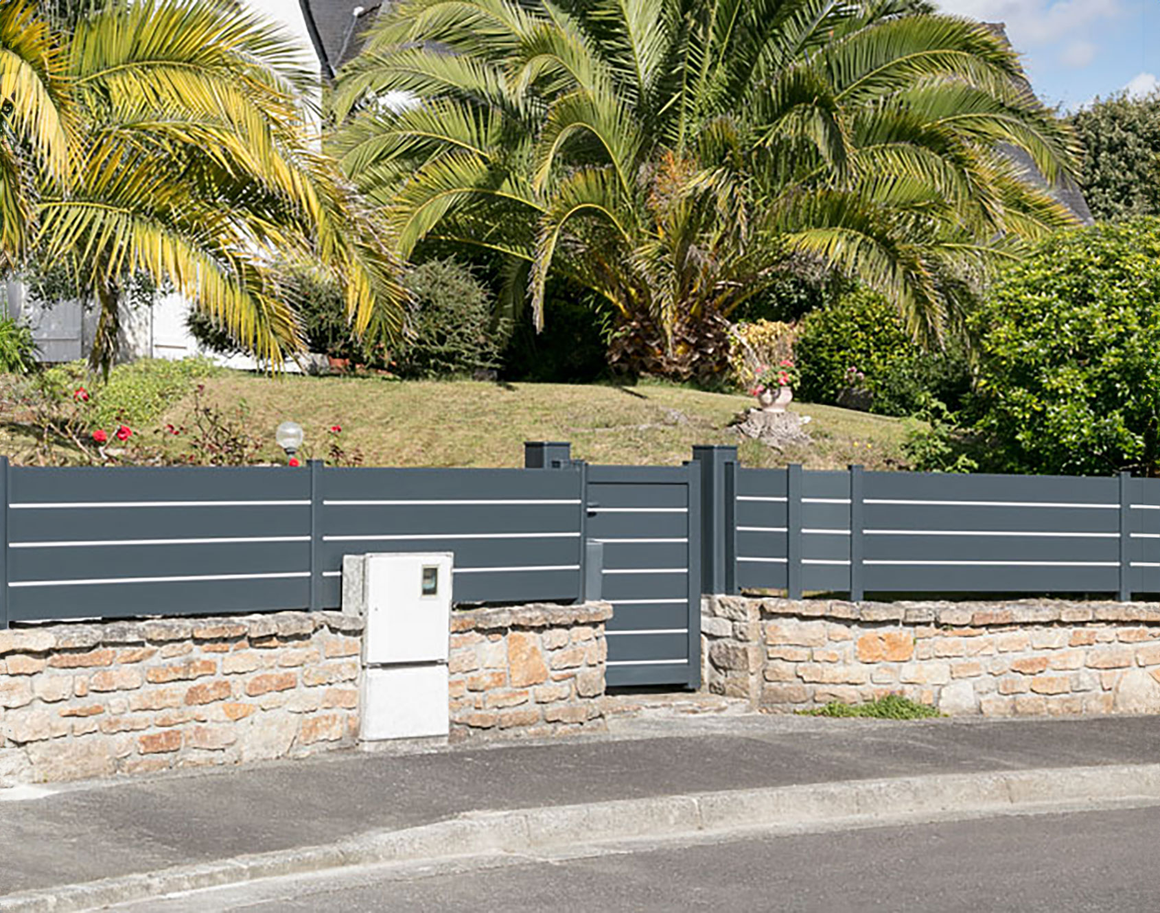 Portillon aluminium Orjal par Kostum