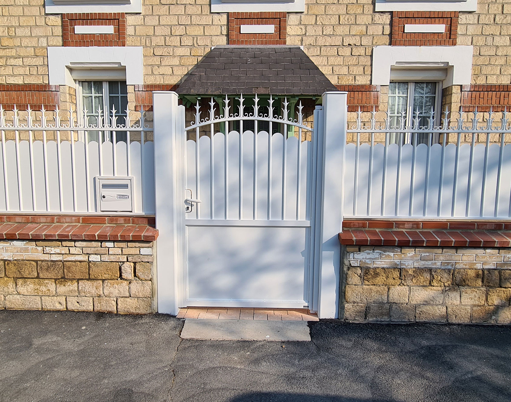 Portillon aluminium Poullan par Kostum