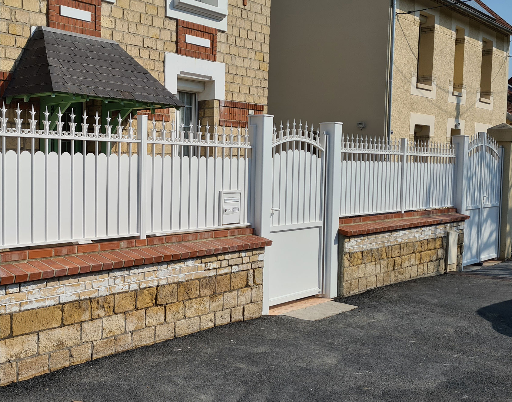 Portillon aluminium Poullan par Kostum