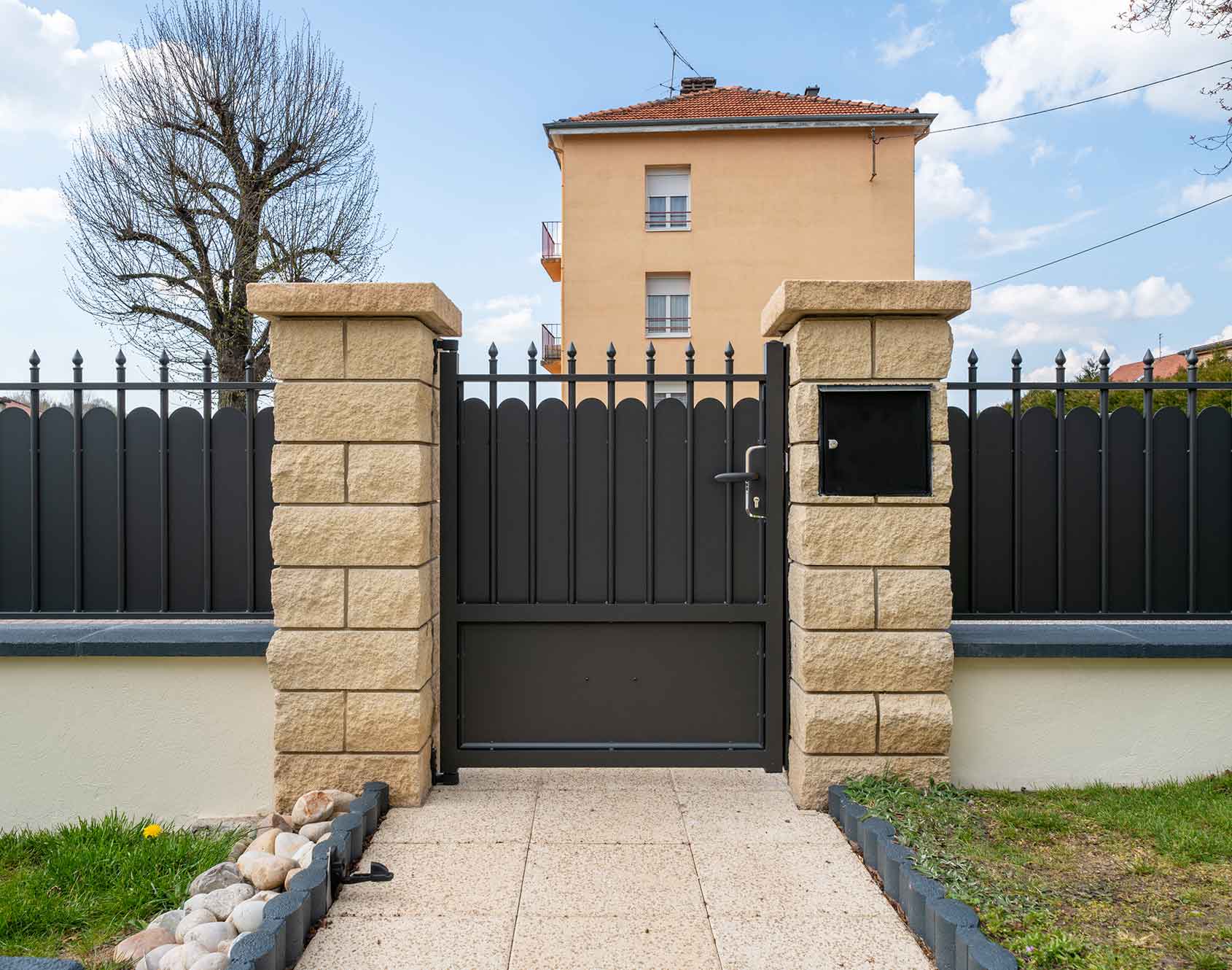 Portillon Pont-Aven en aluminium tradition par Kostum