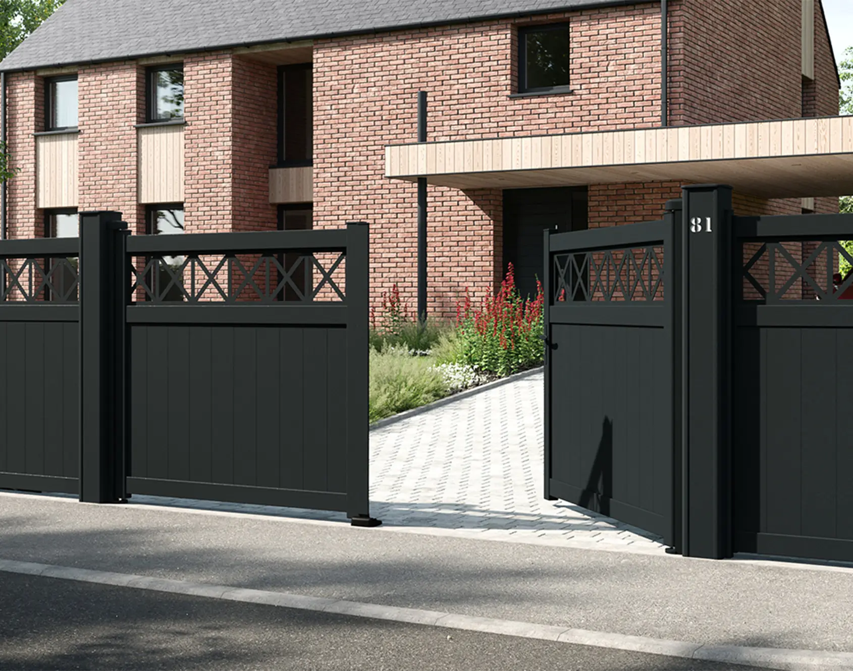 Clôture aluminium Alwena par Kostum