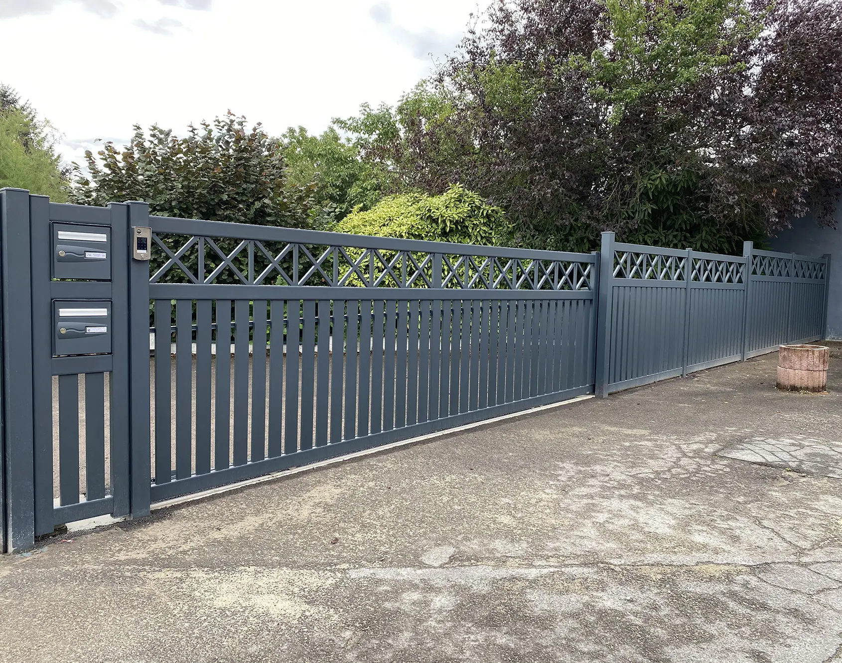 Clôture aluminium Alwena par Kostum