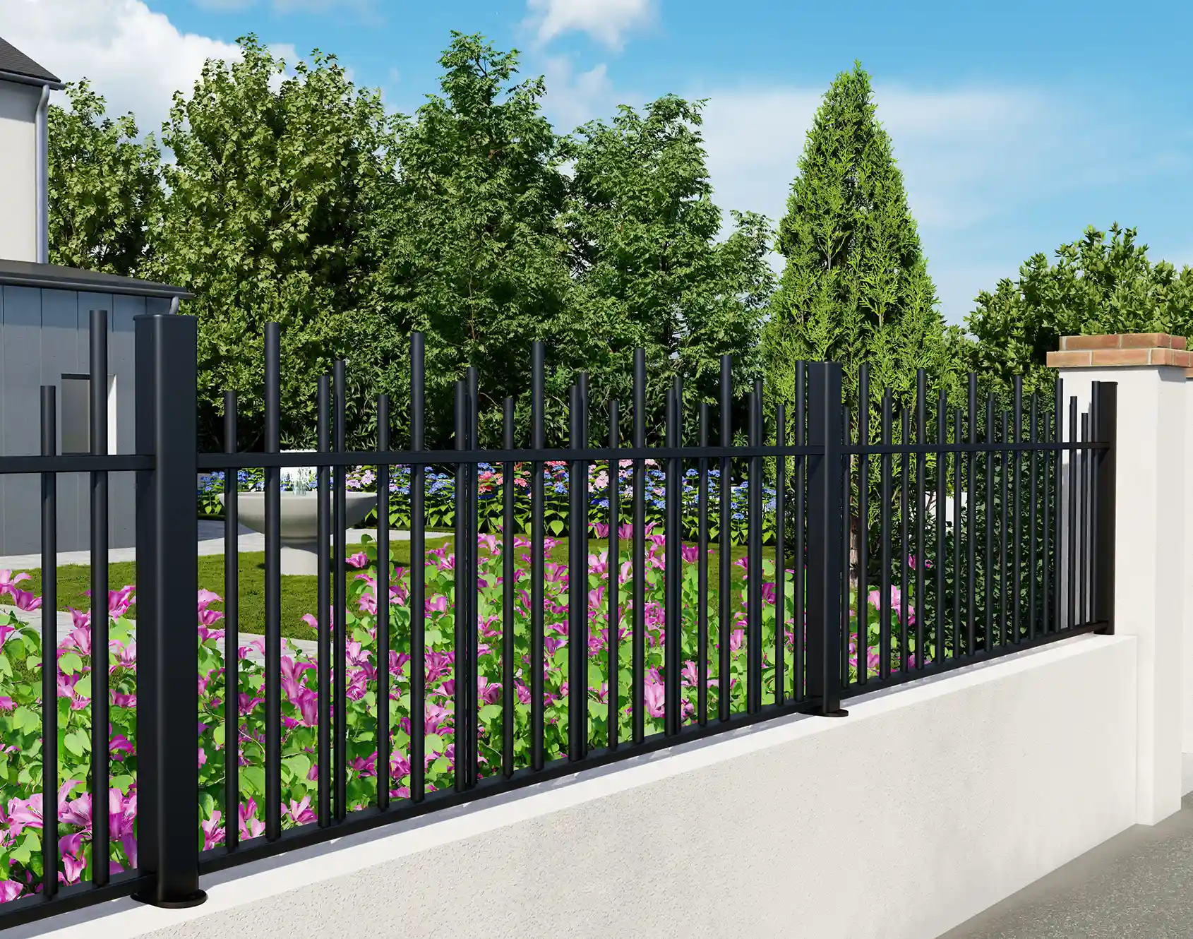 Cloture aluminium Bazh par kostum