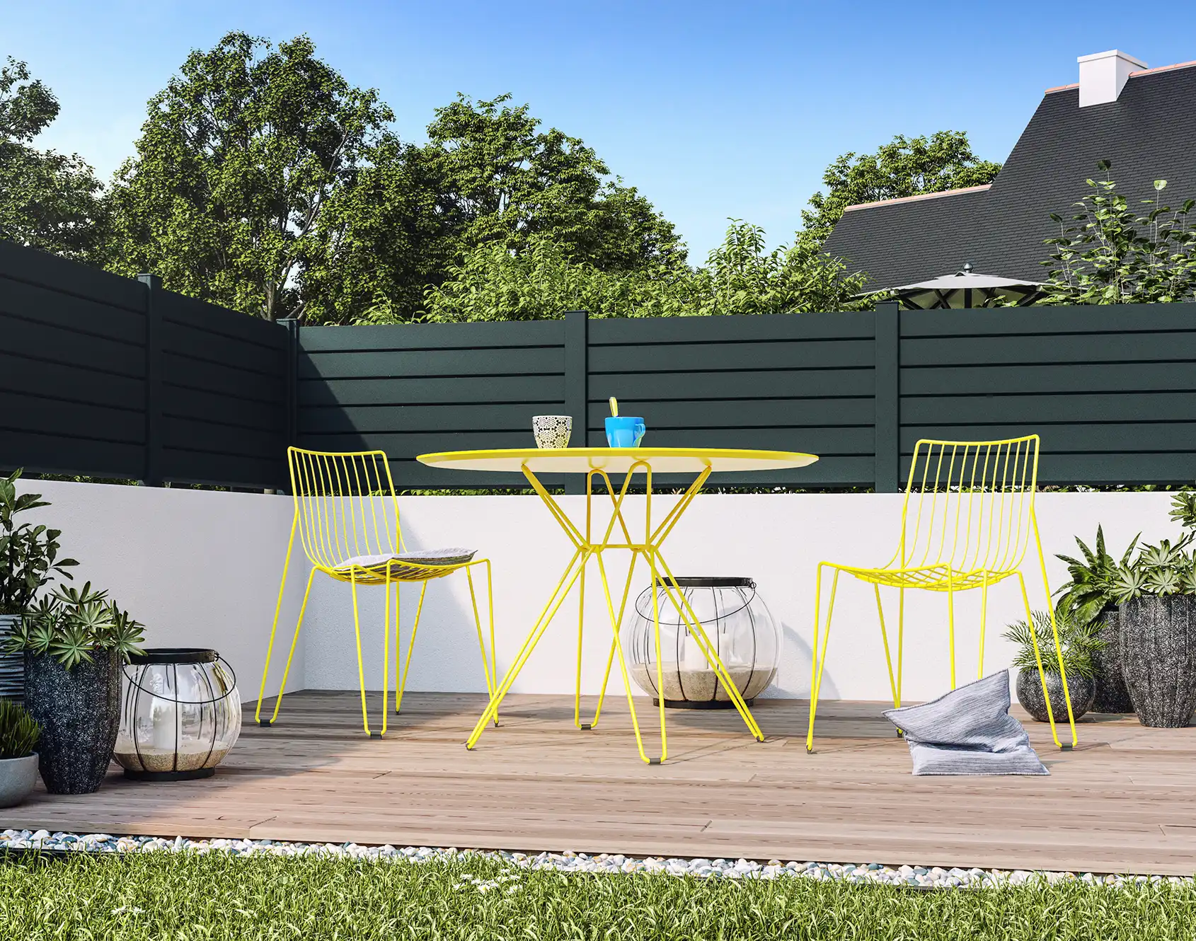 Clôture Patio