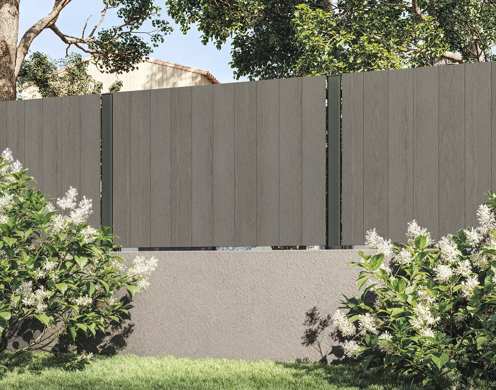 Barreaudage plein en bois Accoya - Kostum