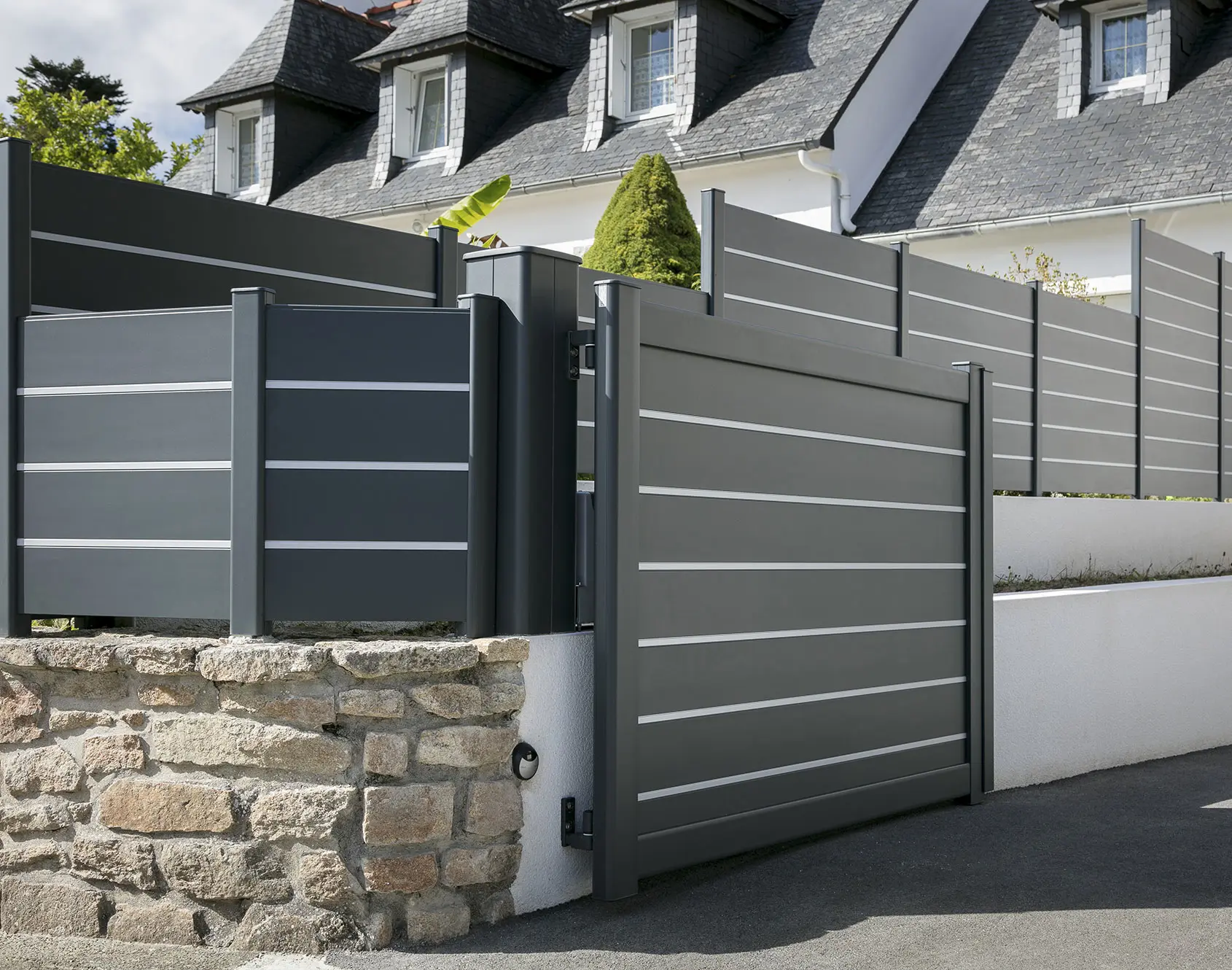 Clôture aluminium Eskell par Kostum