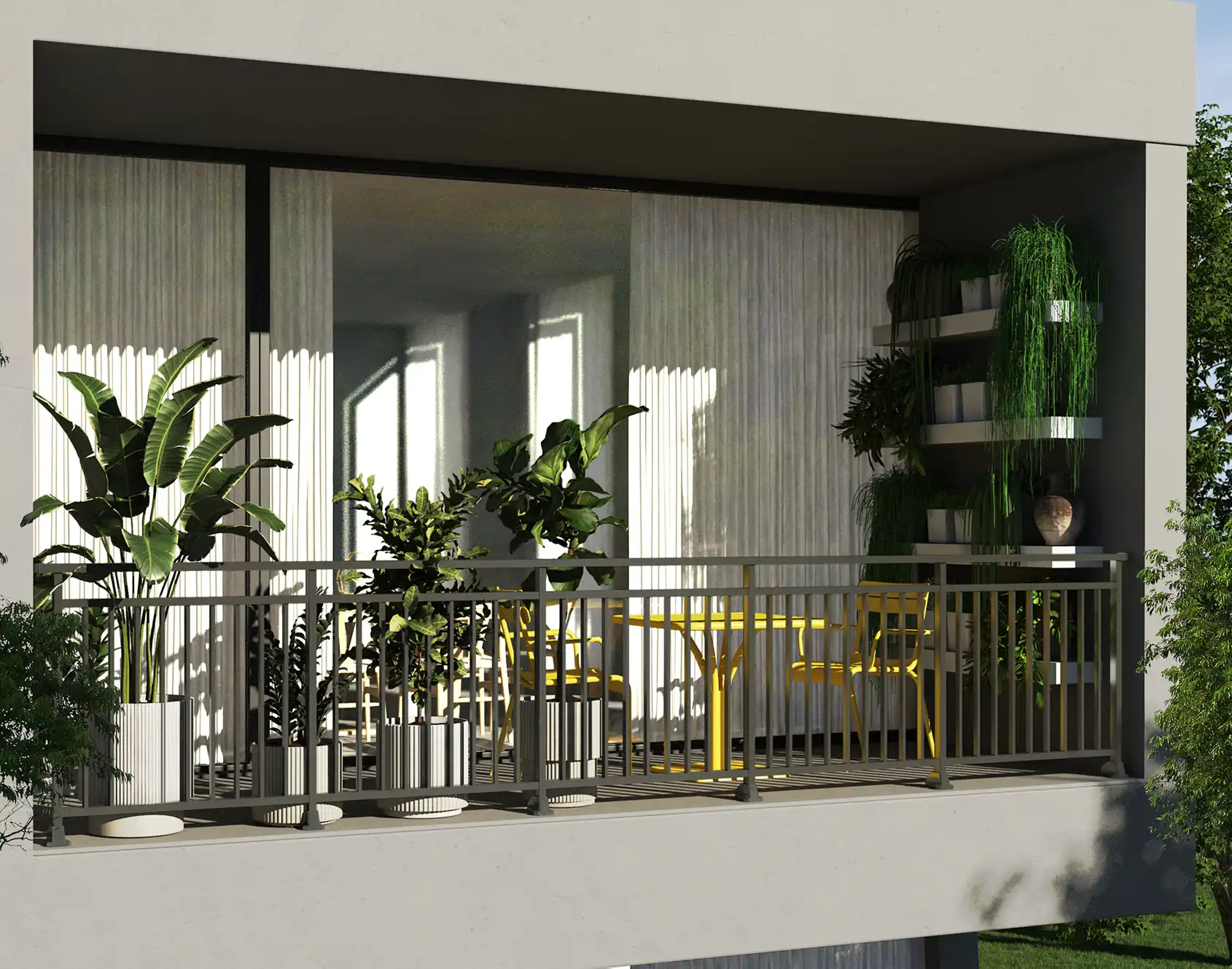 Garde-corps barreaudé aluminium Divi - Kostum