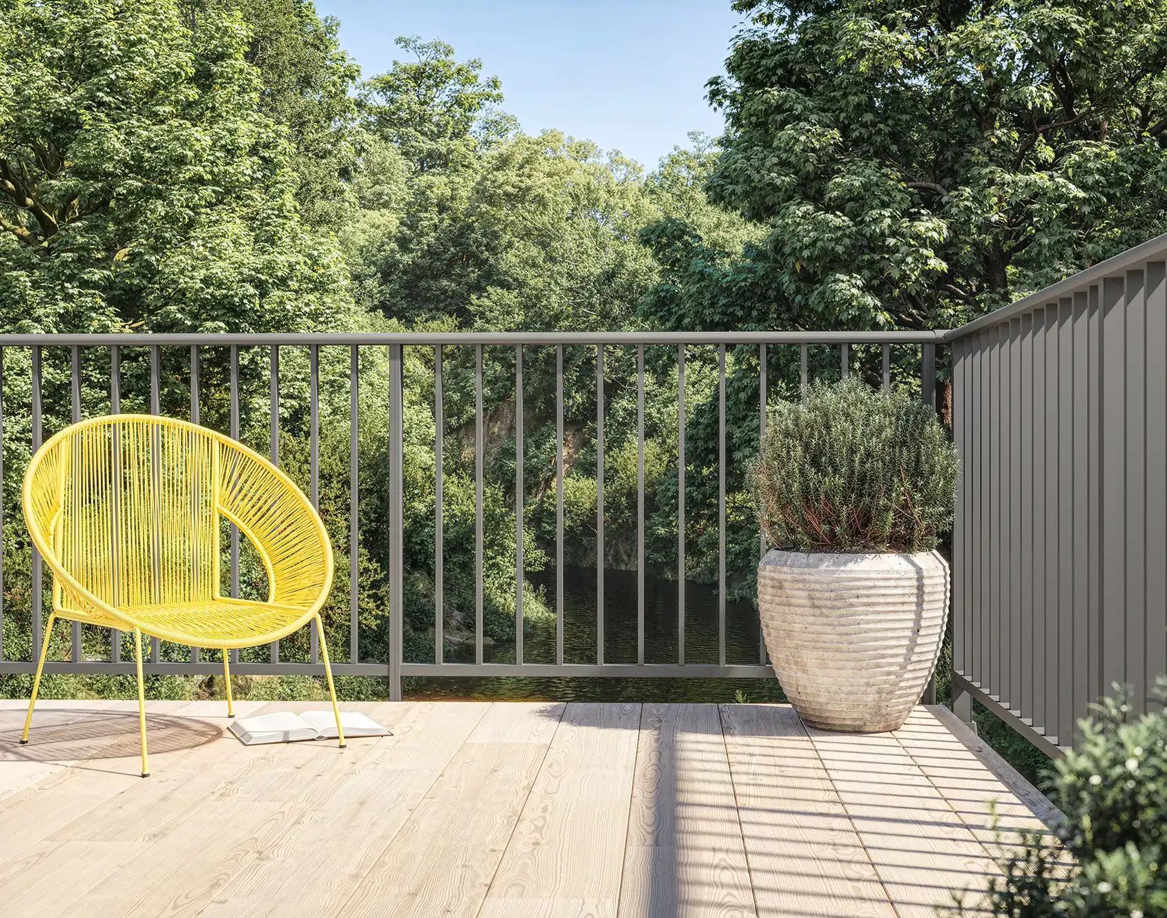 Garde-corps aluminium barreaudé Yana - Kostum
