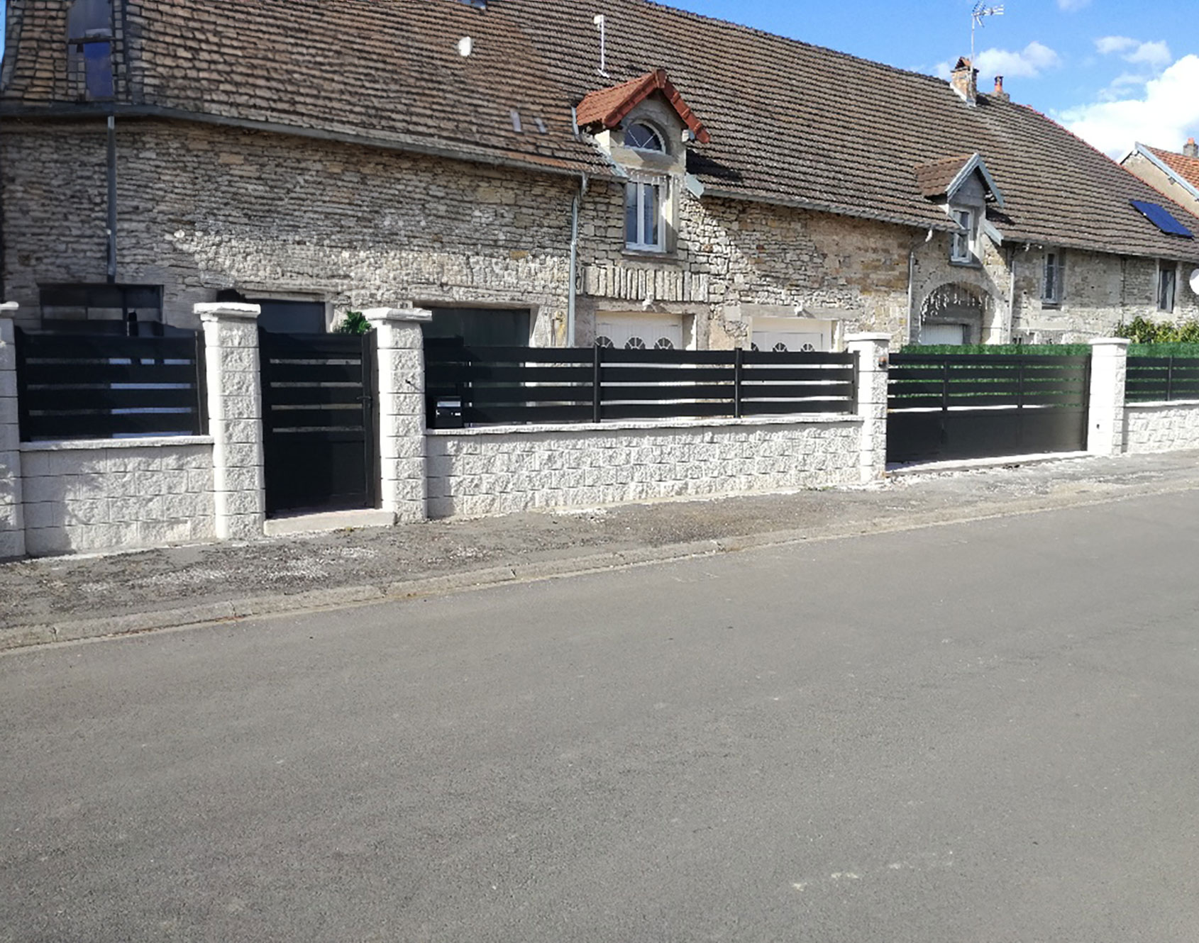 Portillon aluminium battant Kebenn par kostum