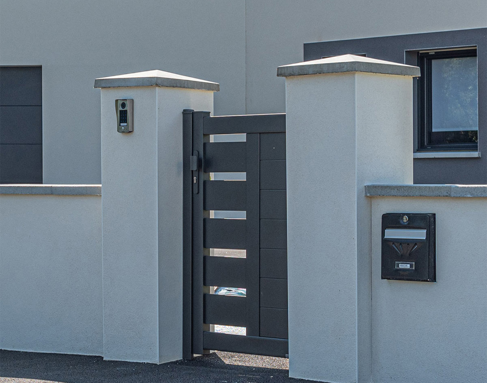 Portillon aluminium Glazik par kostum