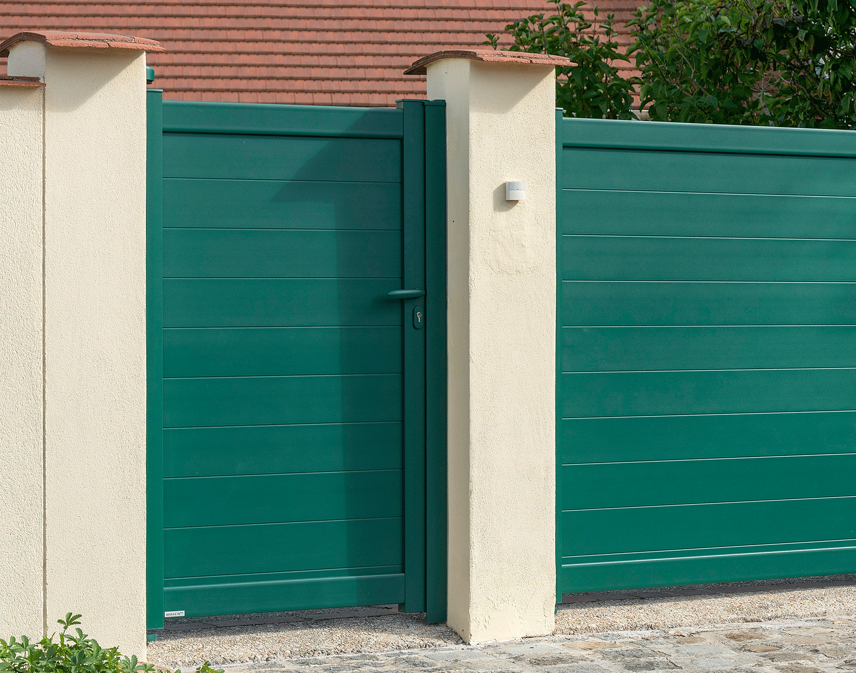 Portillon aluminium Anaé par kostum