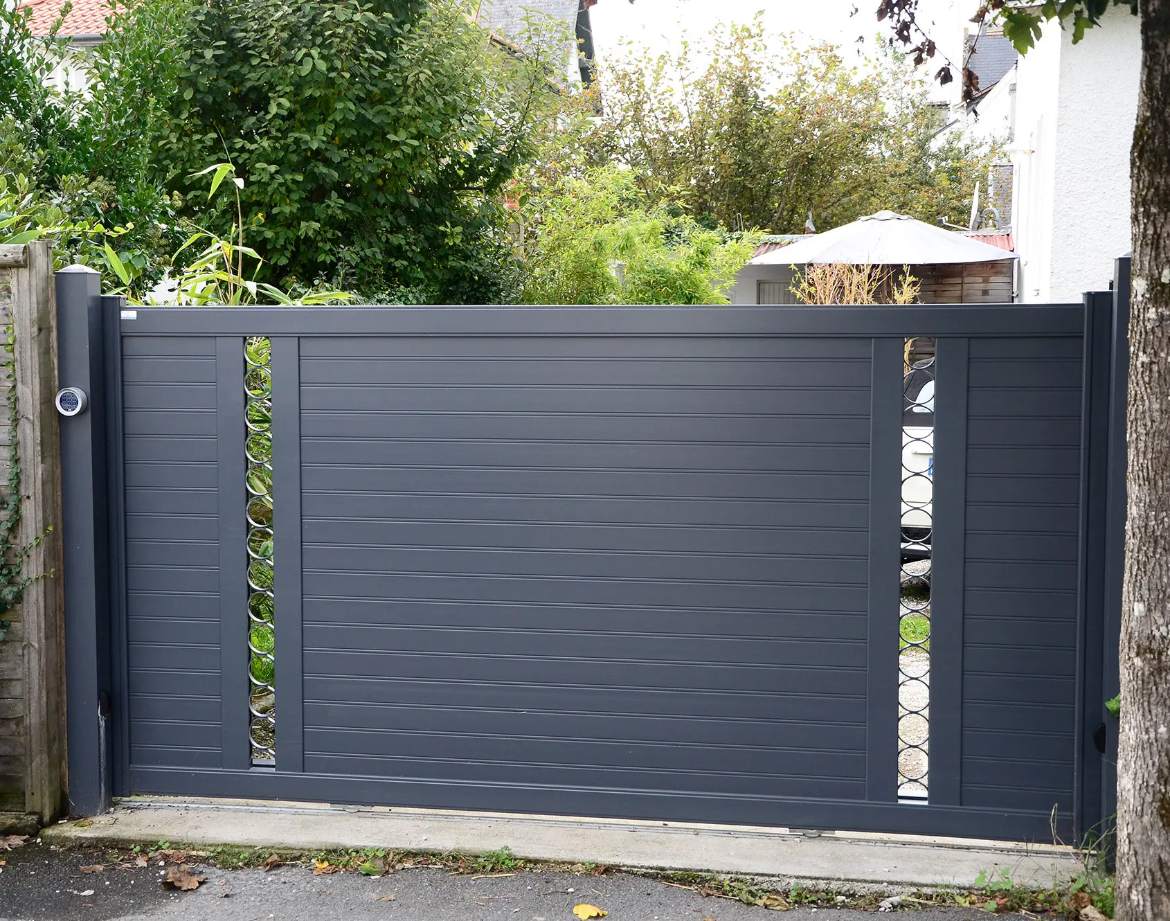 Portail aluminium coulissant Armel par kostum