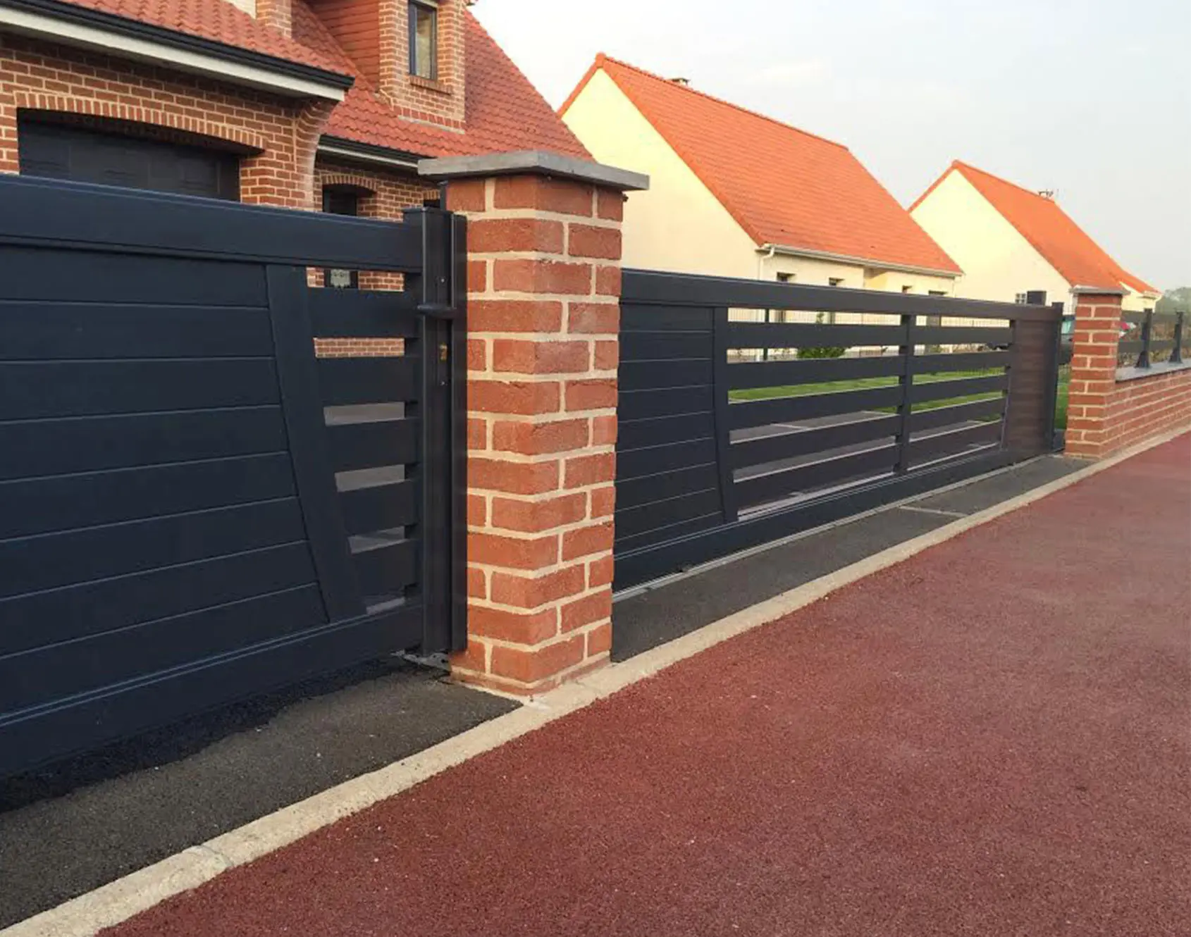 Portail aluminium coulissant Penty par kostum