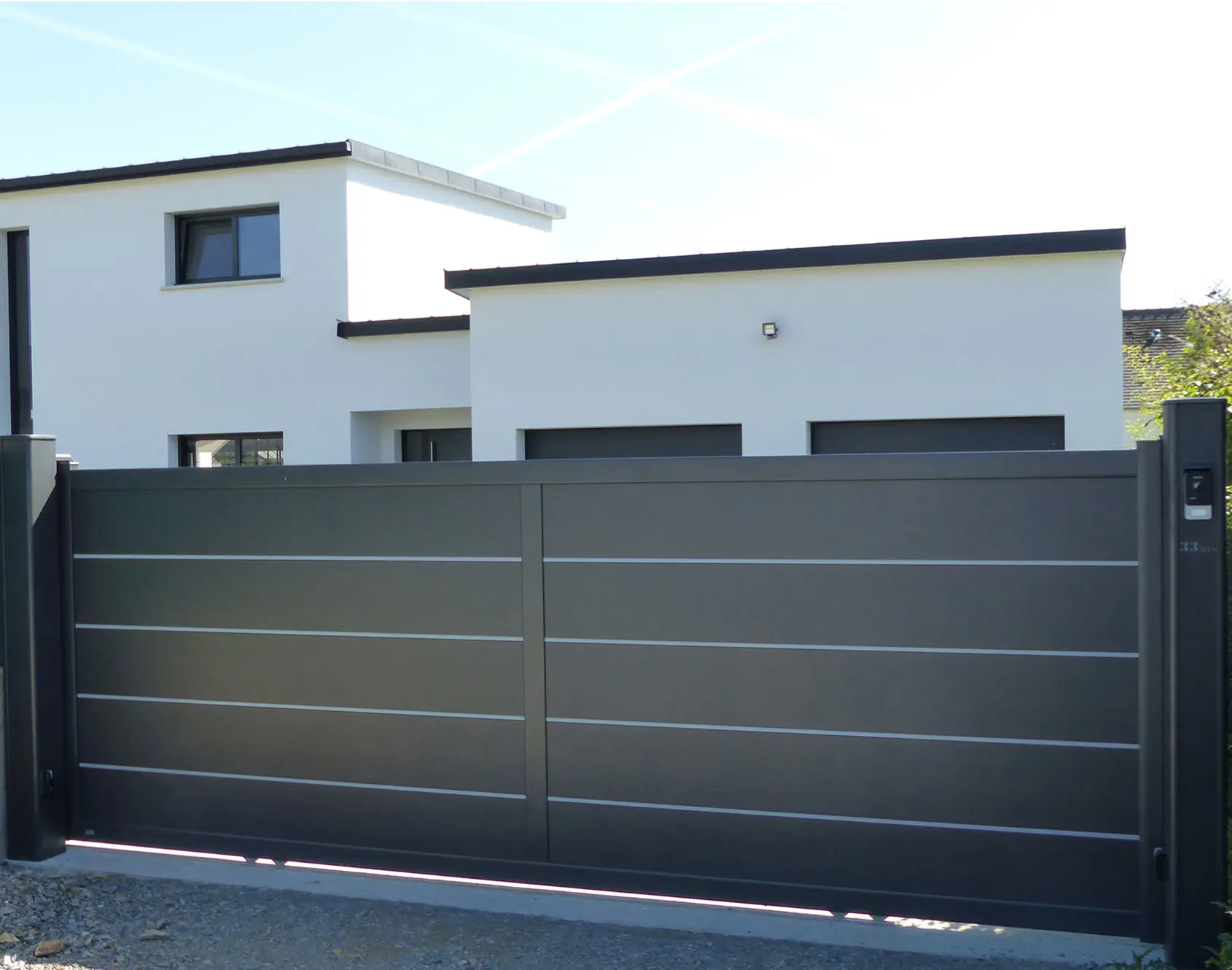 Portail aluminium coulissant Stamm par kostum