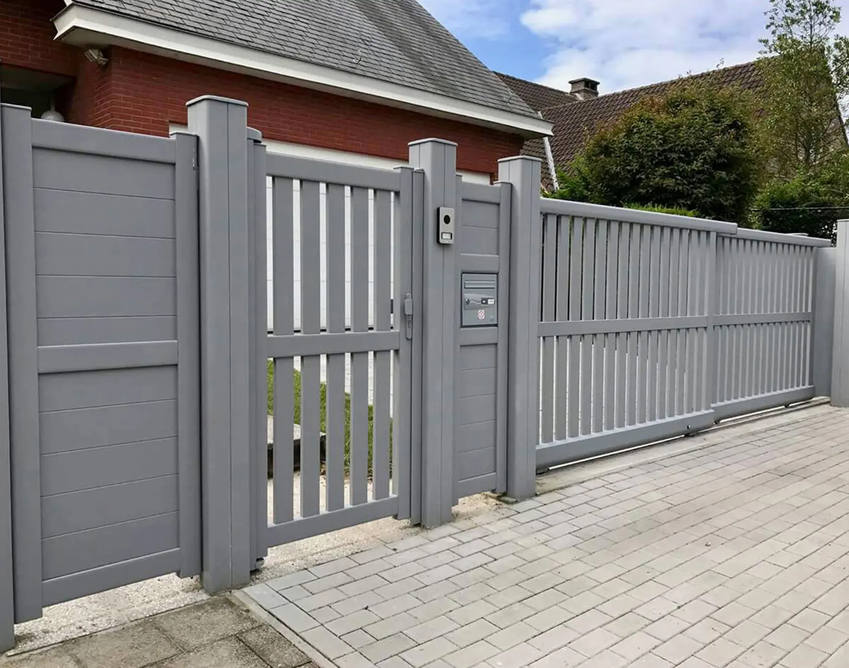 Portillon aluminium Breizh par kostum