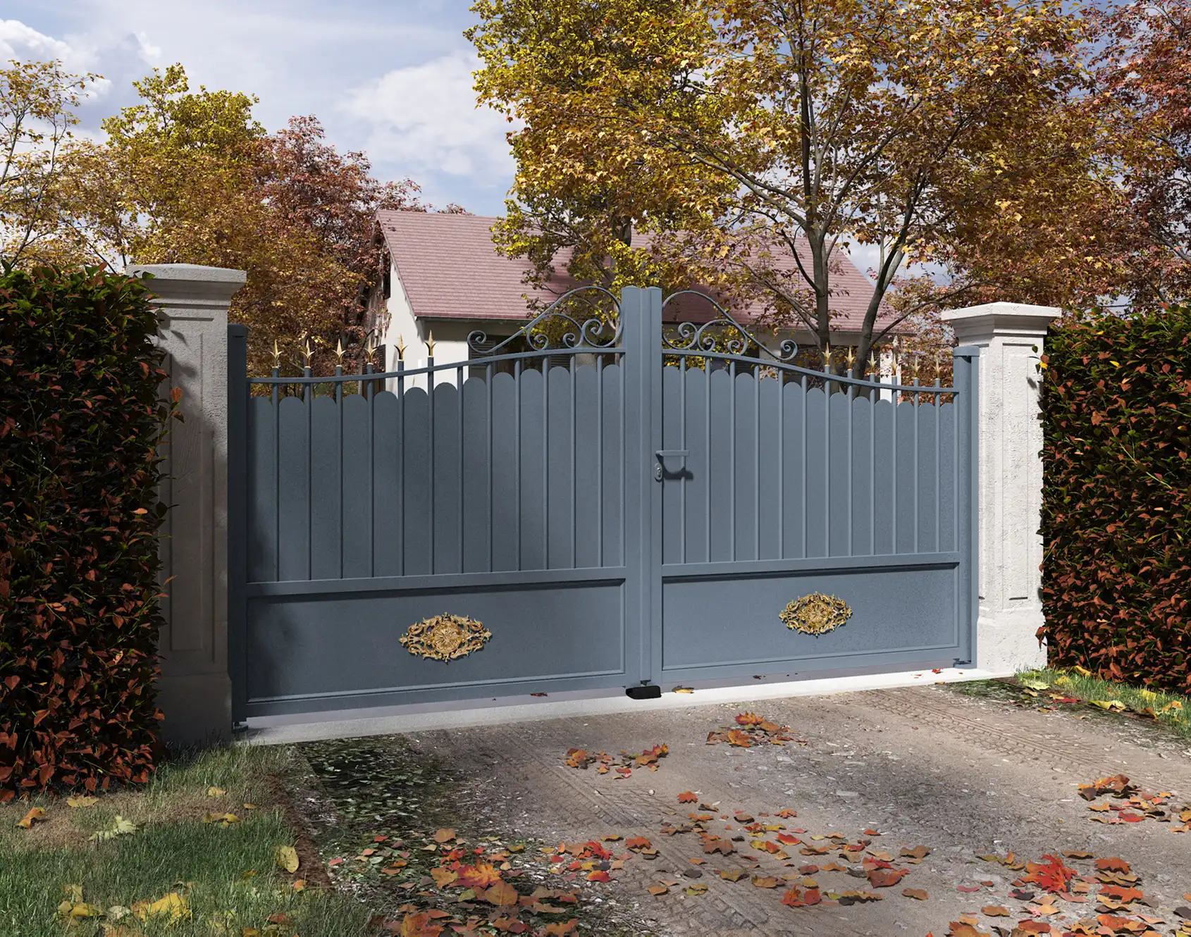 Portail aluminium Locarn - Kostum