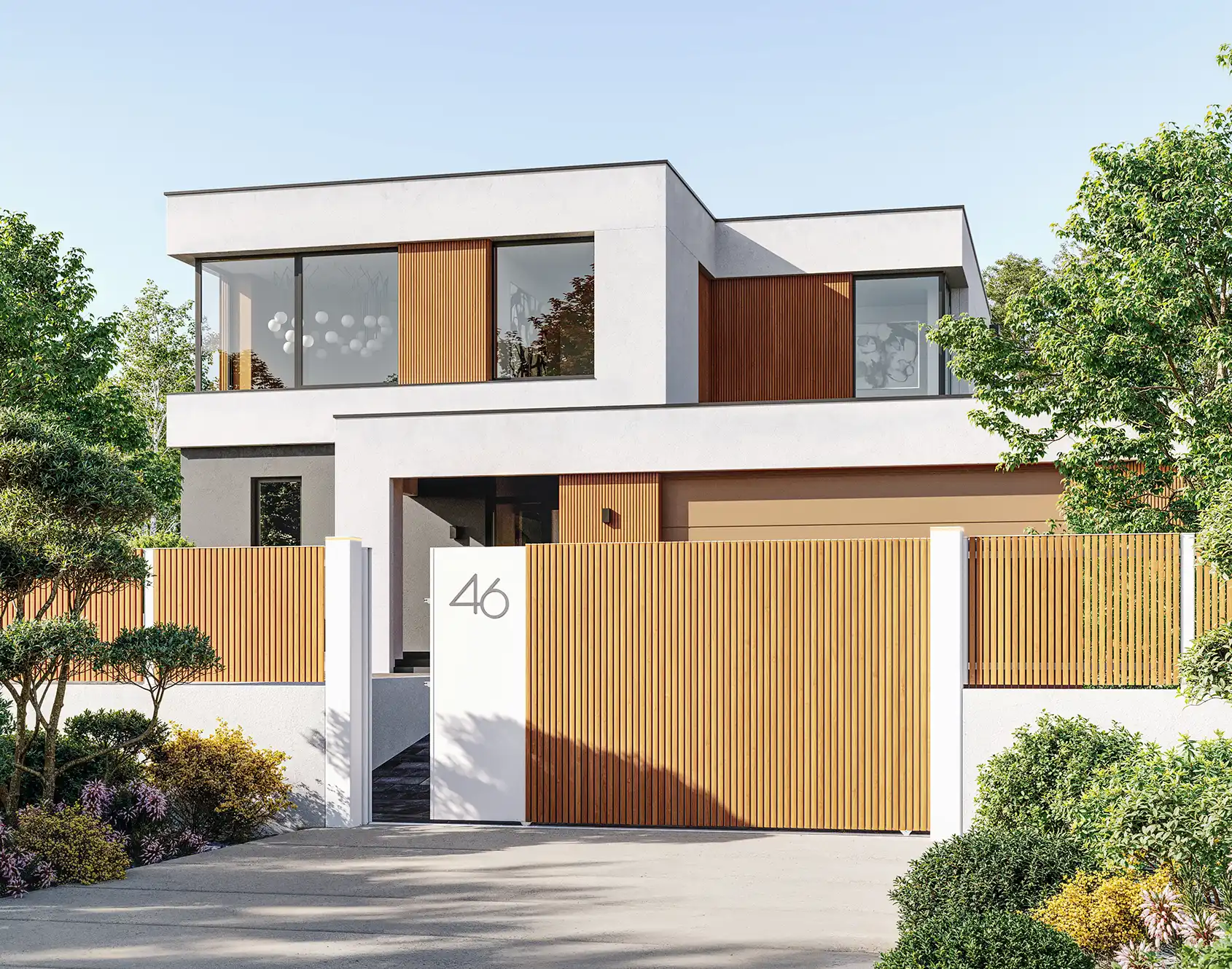 Portail aluminium tasseaux Pepia - Kostum