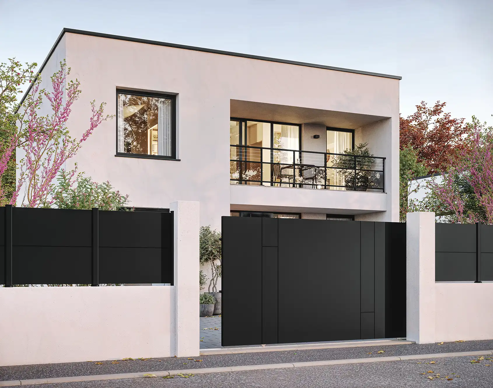 Portail aluminium coulissant Holev - Kostum