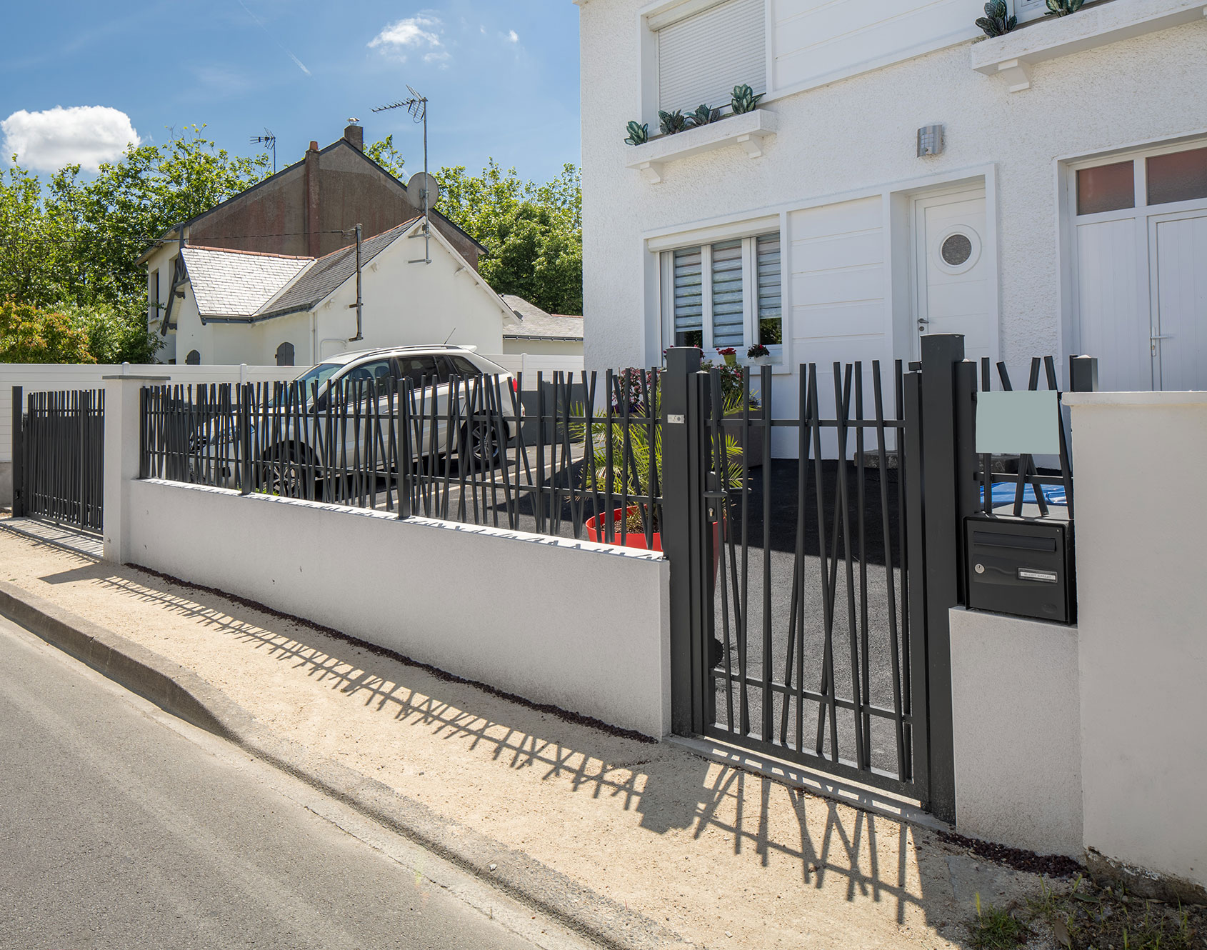 Portillon aluminium Dune par Kostum