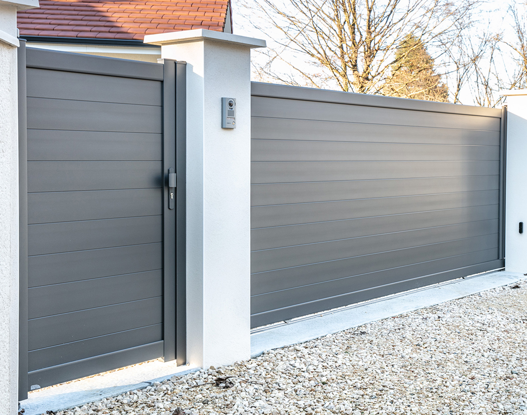 Portillon aluminium Anaé par kostum