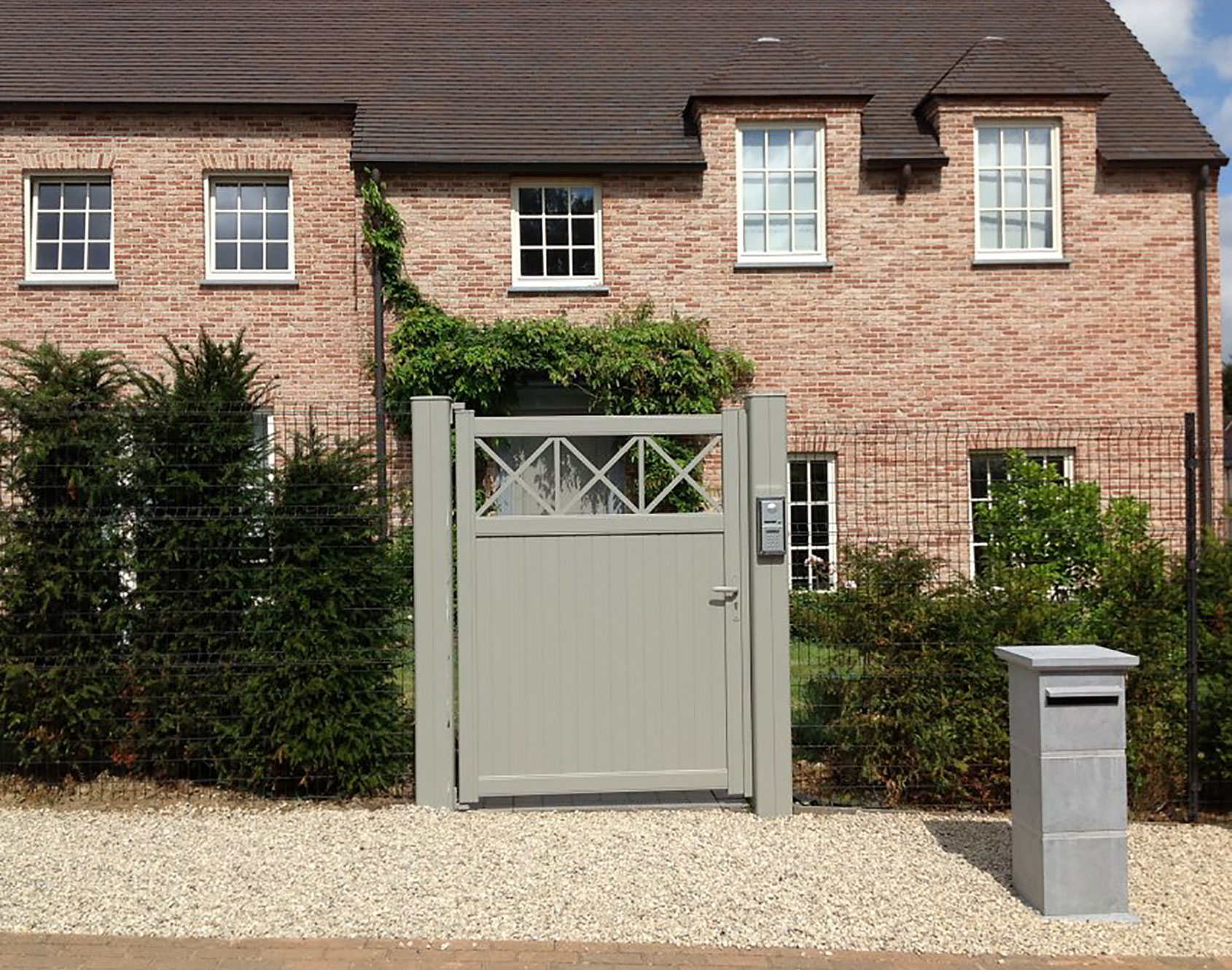 Portillon aluminium Bokage par kostum