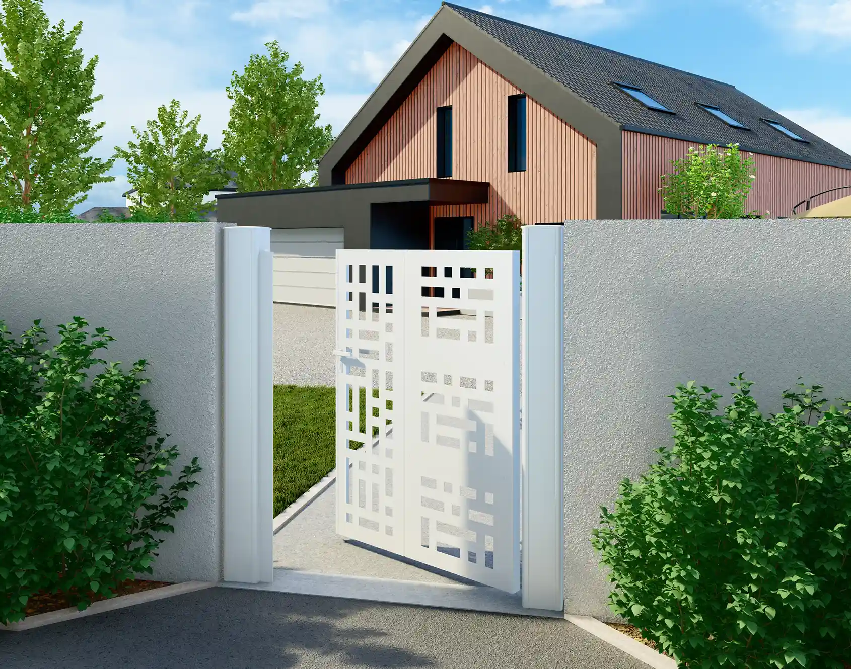 Portillon aluminium Freya - Kostum
